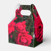 Rode rozen bloeien bedankdoosjes (Voorkant Zijde)