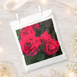 Rode rozen bloeien bedankzakje