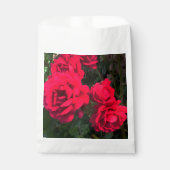 Rode rozen bloeien bedankzakje (Voorkant)