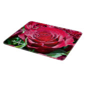 Rode rozen bloem Glas hakbord Snijplank (Hoek)