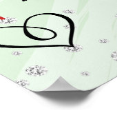  Rode Rozen Bloemen Huwelijk Welkom Poster (Hoek)