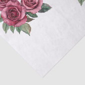 Rode Rozen Bloemen Liefde Tissuepapier (Detail)