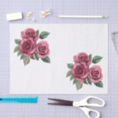 Rode Rozen Bloemen Liefde Tissuepapier (Craft)