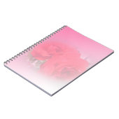 rode rozen bloemen notitieboek (Linkerzijde)