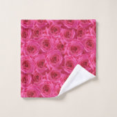 Rode rozen, bloemen, rood, liefde bad handdoek (Wasdoekje)