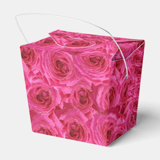 Rode rozen, bloemen, rood, liefde bedankdoosjes (Achterkant)