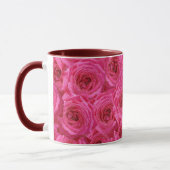 Rode rozen, bloemen, rood, liefde mok (Links)