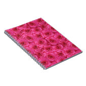 Rode rozen, bloemen, rood, liefde notitieboek (Rechterzijde)