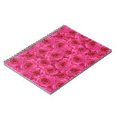 Rode rozen, bloemen, rood, liefde notitieboek (Linkerzijde)