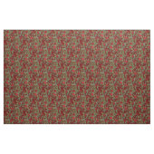 Rode rozen bloemen stof (Yard (91,4 cm))