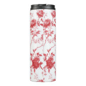 Rode Rozen Bloemen Thermosbeker (Achterkant)