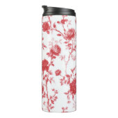 Rode Rozen Bloemen Thermosbeker (Geroteerd rechts)