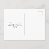 Rode Rozen Bloemen Trouwen Bewaar de datumkaart Aankondigingskaart (Achterkant)