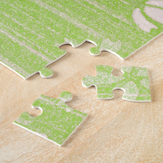 Rode Rozen Bloemenhart Kunst Liefde of Valetine's Legpuzzel (Zijkant)