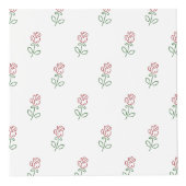 Rode rozen, bloemenmotief, Rozen Kubus (Voorkant)