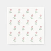 Rode rozen, bloemenmotief, Rozen Servet (Voorkant)