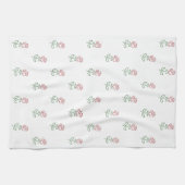 Rode rozen, bloemenmotief, Rozen Theedoek (Horizontaal)