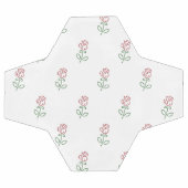 Rode rozen, bloemenmotief, Rozen Voetbal (Enkel)