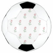 Rode rozen, bloemenmotief, Rozen Voetbal (Voorkant)