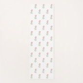 Rode rozen, bloemenmotief, Rozen Yogamat (Voorkant)