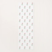 Rode rozen, bloemenmotief, Rozen Yogamat (Achterkant)