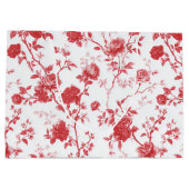 Rode Rozen Bloemrijke Bruidsdouche Groot Cadeauzakje (Achterkant)