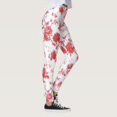 Rode Rozen Bloemstuk  Leggings (Rechts)