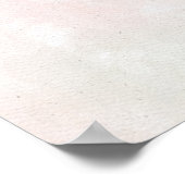 Rode Rozen Boeket Aquarel op Witte Achtergrond Poster (Hoek)