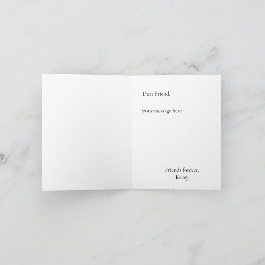 Rode Rozen Boeket Bruidsmeisje voorstel Kaart (Binnen)