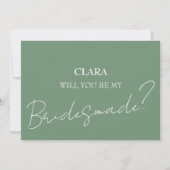 Rode Rozen Boho Bruidsjurk gemaakt Kaart (Voorkant)