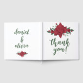 Rode Rozen Boho bruiloft Gastenboek (Volledig)