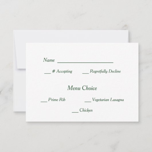 Rode Rozen Border Bloemen Bruiloft RSVP (Achterkant)