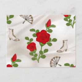  rode rozen briefkaart