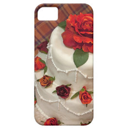 Rode rozen bruidstaart Case-Mate iPhone case