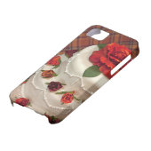Rode rozen bruidstaart Case-Mate iPhone case (Onderkant)