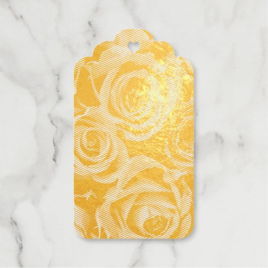 Rode rozen cadeaulabels (Voorkant)