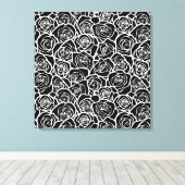  rode rozen canvas afdruk (Insitu (Houten vloer))