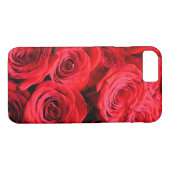Rode rozen Case-Mate iPhone case (Achterkant (Horizontaal))