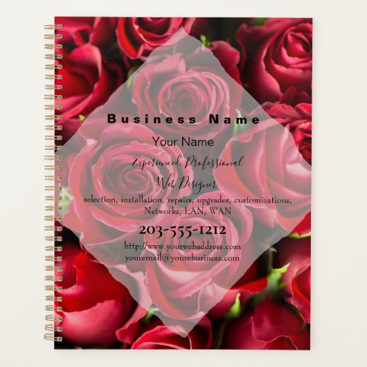 Rode Rozen Dagelijkse Planner HAMbyWG (Voorkant)