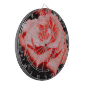  rode rozen dartbord (Voorkant Links)