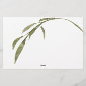 Rode Rozen Date Night Idee Shower Spel Briefpapier (Achterkant)