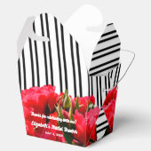 Rode Rozen Derby Bruidsfeest Uitneembare Favoriete Bedankdoosjes (Geopend)