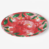 Rode Rozen Derby Bruidsmeisjes Borrel Papieren Bordje (Gekanteld)