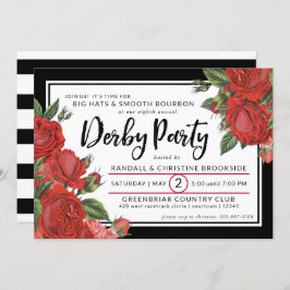 Rode rozen | Derby Party Classic Kaart