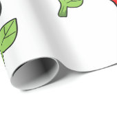 Rode rozen die papier verpakken (Rol Hoek)