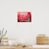 Rode rozen - dit huis is ontdaan poster (Keuken)