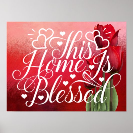 Rode rozen - dit huis is ontdaan poster (Voorkant)