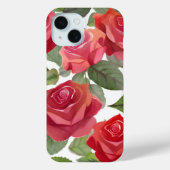 Rode rozen | Elegant Floral Roos Waterverf Case-Mate iPhone Case (Achterkant)