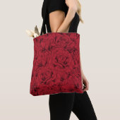 rode rozen elegantie tote bag (Dichtbij)