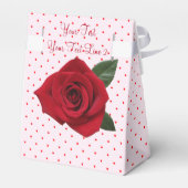 Rode rozen elke gelegenheid gunstbox bedankdoosjes (Achterkant)